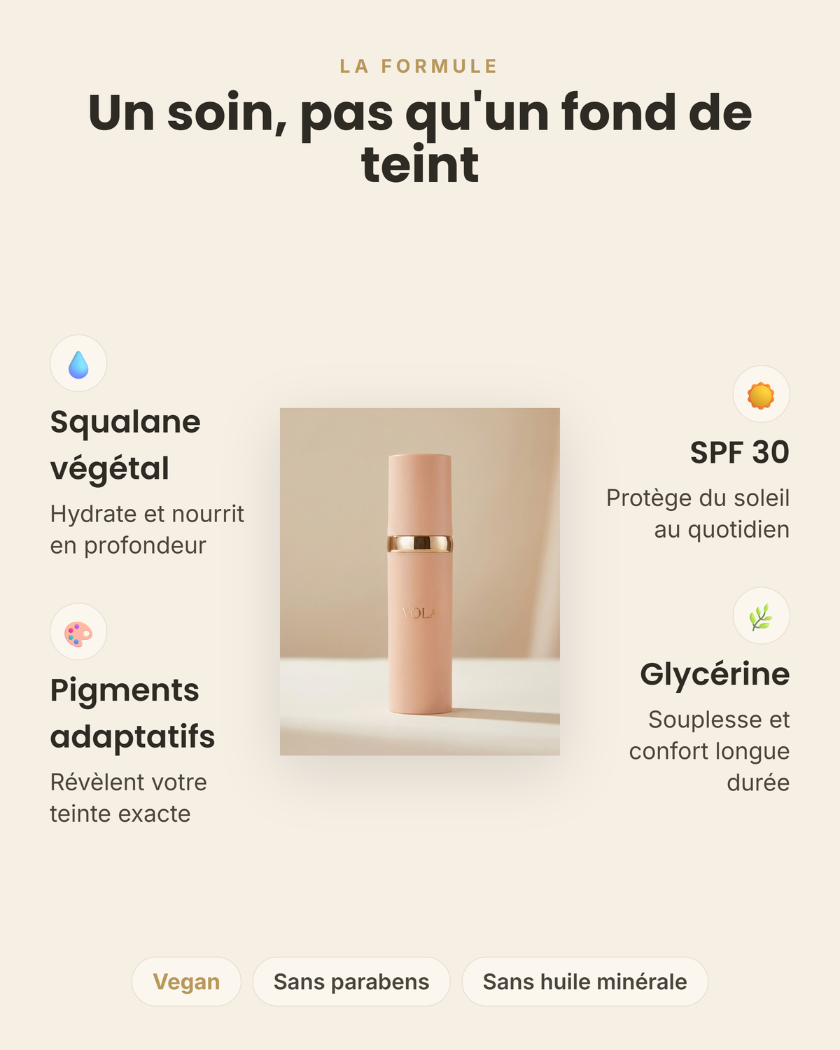 Fond de Teint Adaptatif Vola